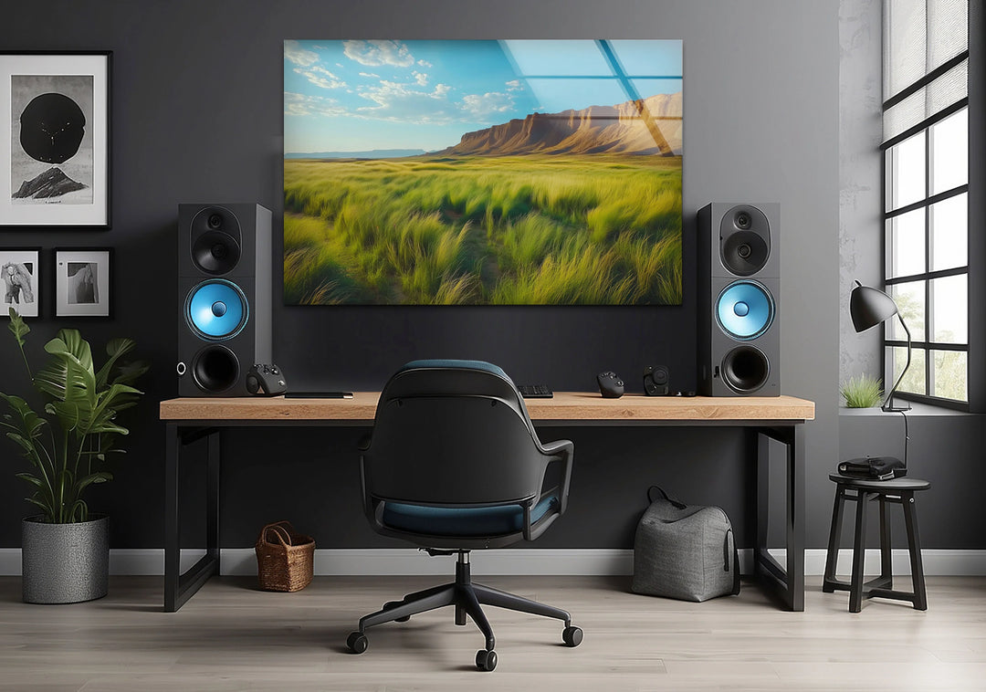 Utah Mountain Glass Wall Art glass photo prints, glass picture prints
