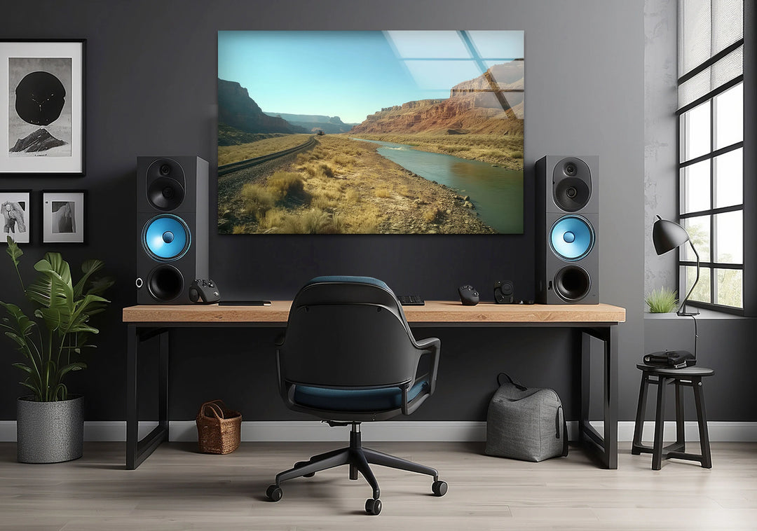 Beauty Utah Mountains Glass Wall Art glass pictures for Wall, glass prints wall art
