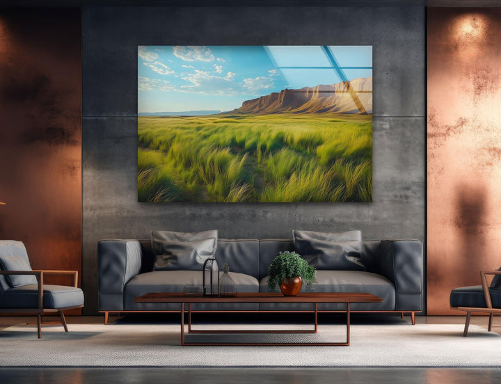 Utah Mountain Glass Wall Art glass image printing, glass prints from photos
