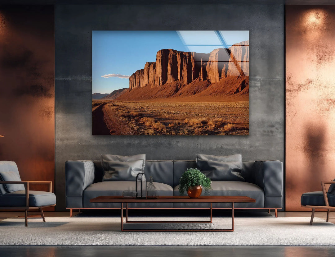 Utah Mountains Glass Wall Art glass image printing, glass prints from photos

