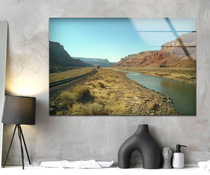 Beauty Utah Mountains Glass Wall Art photo print on glass, prints on glass wall art
