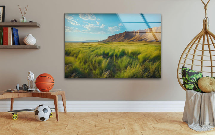 Utah Mountain Glass Wall Art custom glass pictures, glass art prints

