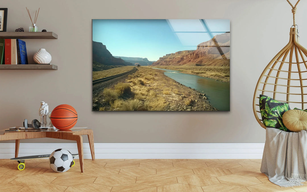 Beauty Utah Mountains Glass Wall Art large glass photo prints, glass wall photos
