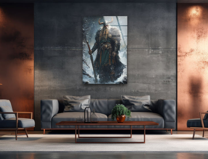 Vikings Man Glass Wall Art glass pictures for Wall, glass prints wall art
