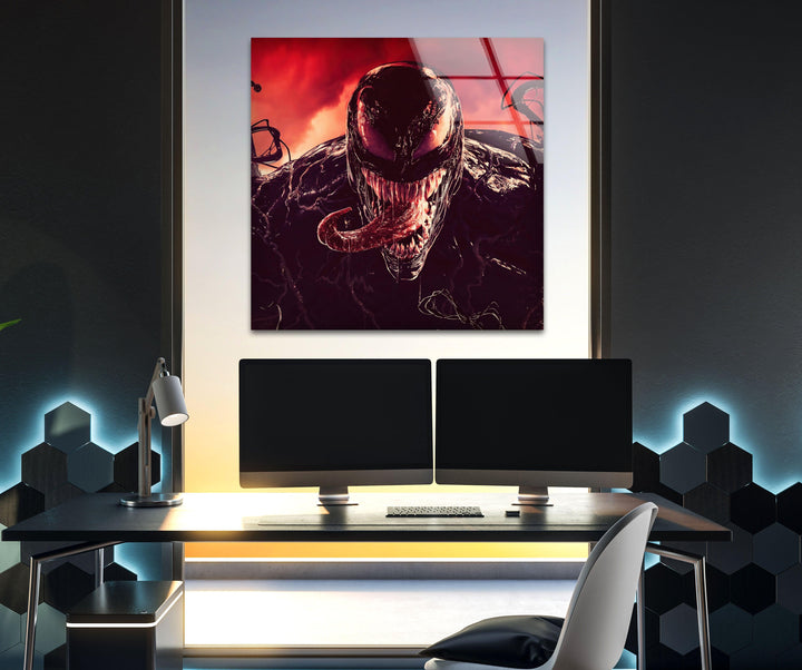 Marvel Venom – Wanddekoration aus Glas