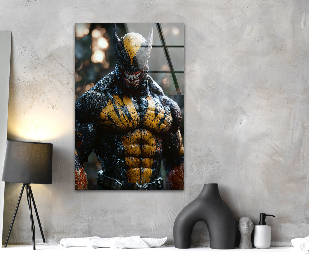 Superheroes art showcasing iconic characters brought to life with bold and vibrant designs
