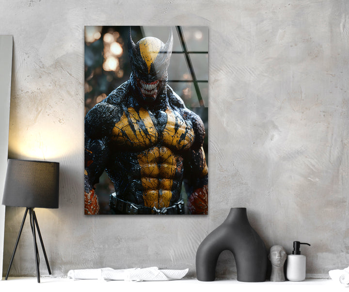 Superheroes art showcasing iconic characters brought to life with bold and vibrant designs
