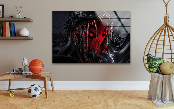 Spider Man Venom Tempered Glass Wall Art - MyPhotoStation