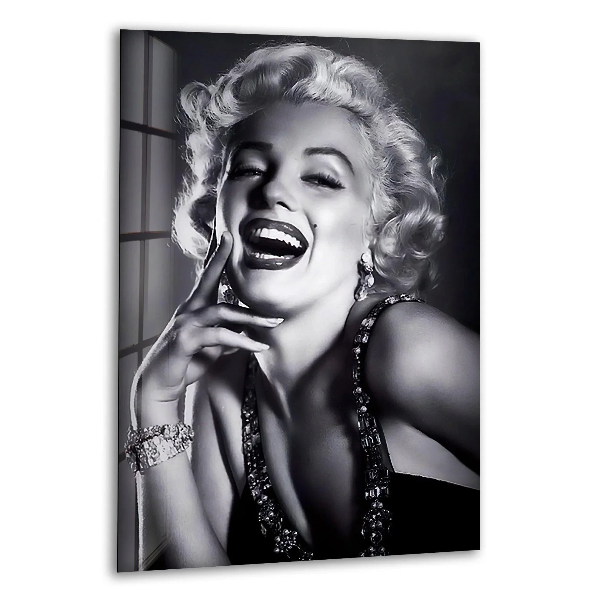 額装品/Marilyn Monroe/フォトグラフ/アート/ポスター/インテリア Marilyn Monroe Black & White Wall Art – Iconic Living Room Decor