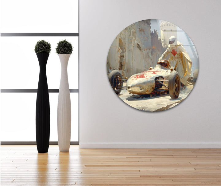 Vintage F1 Race Car Cool Art Pieces & Glass Wall Pictures