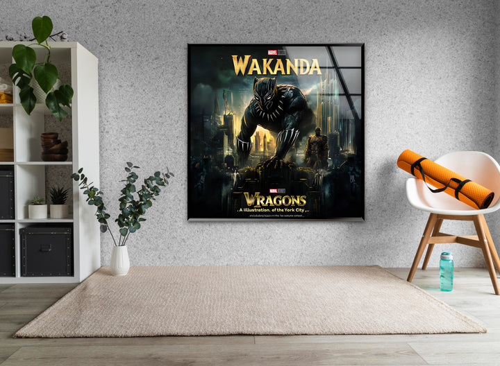 Eye-catching superheroes artwork designed to bring excitement and dynamic energy to any room
