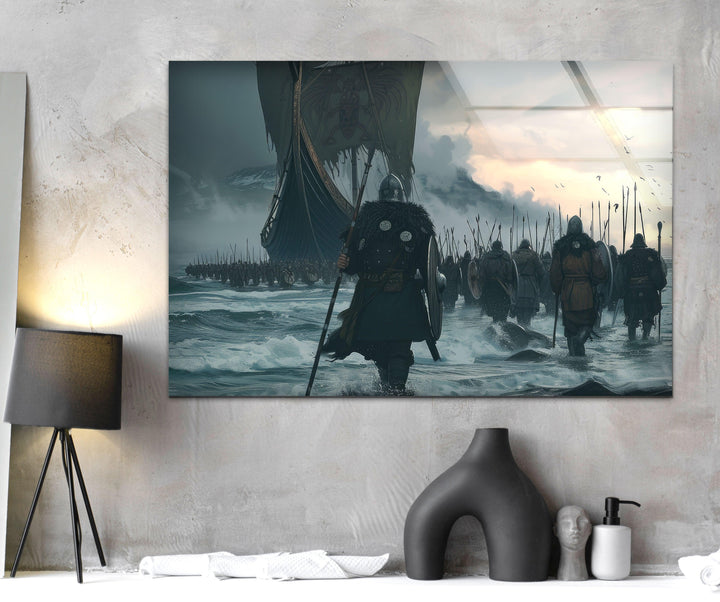 Warriors Tempered Glass Wall Art - MyPhotoStation