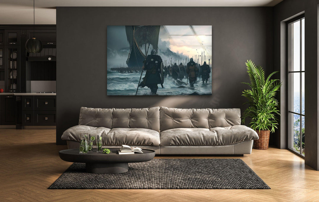 Warriors Tempered Glass Wall Art - MyPhotoStation