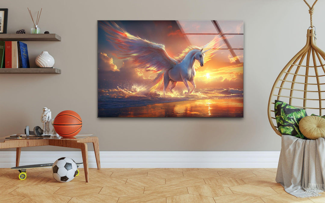 Pegaso the Mythical Winged Wall Art Decor