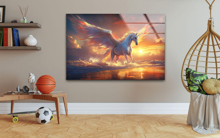 Pegaso the Mythical Winged Wall Art Decor
