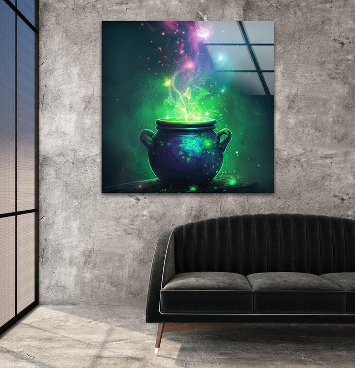 Witch's Cauldron Cool Art Prints & Glass Wall Pictures