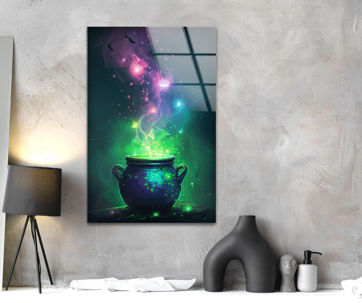 Witch's Cauldron Cool Glass Art & Print on Glass