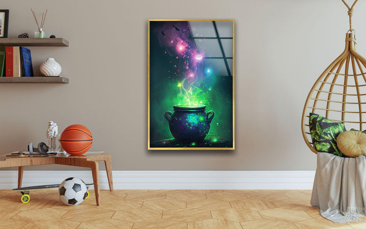 Witch's Cauldron Glass Photo Prints & Cool Abstract