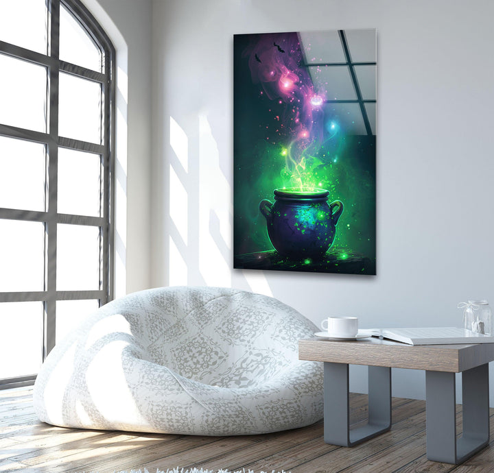 Witch's Cauldron Cool Wall Art & Glass Wall Decor