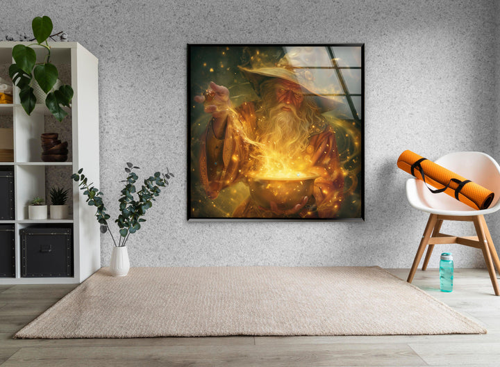 Zaubererweisheit: Eine magische Studie, Glaswandkunst