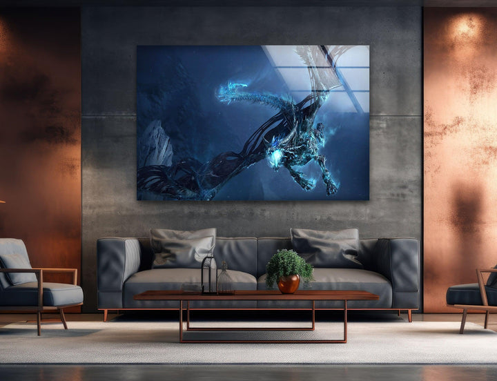 World of Warcraft Sindragosa Glaswandkunst