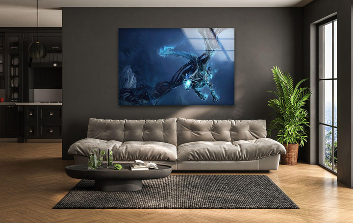 World of Warcraft Sindragosa Glaswandkunst