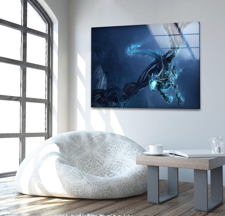 World of Warcraft Sindragosa Glaswandkunst