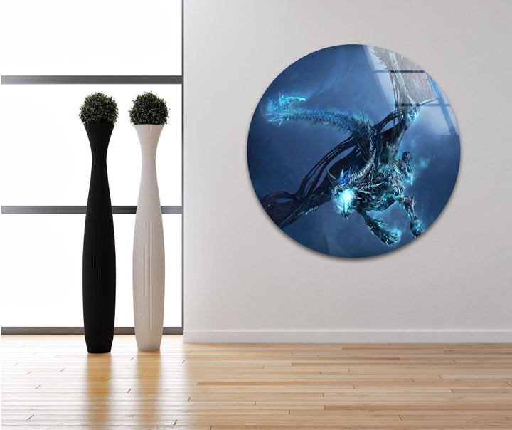 World of Warcraft Sindragosa Glaswandkunst
