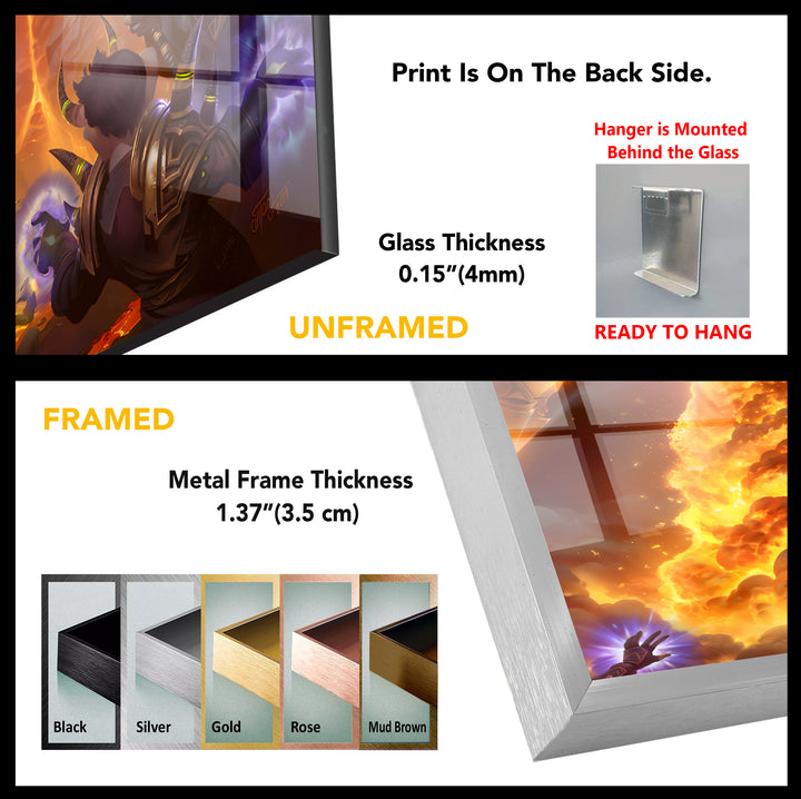 World of Warcraft Classic Glass Wall Art