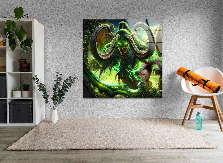Unique Modern Glass Wall Art Decor