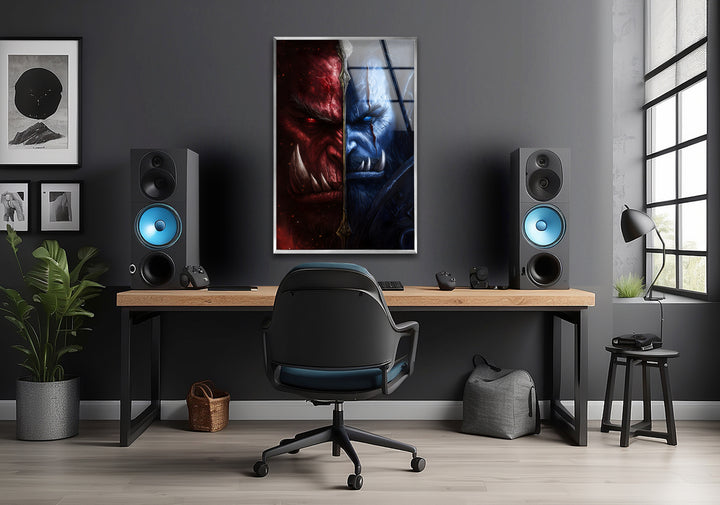 Gamer wall decor featuring creative and stylish gaming art prints for dedicated players
