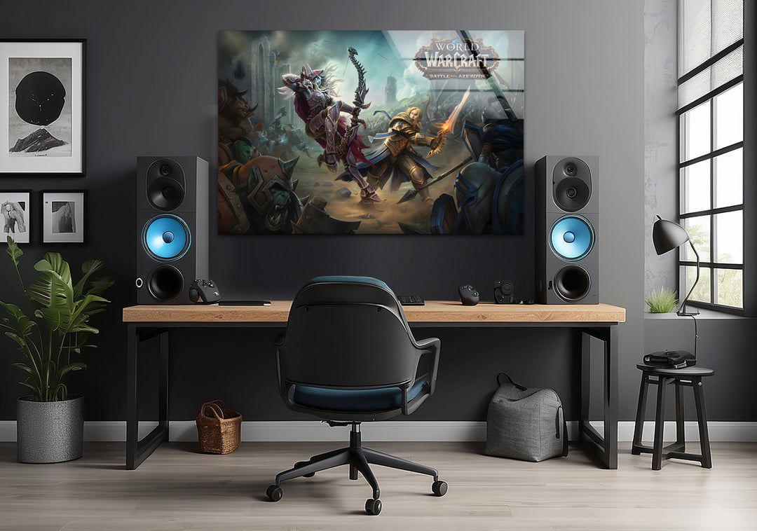 Gaming decor designed for fans of video games, blending creativity with immersive visuals
