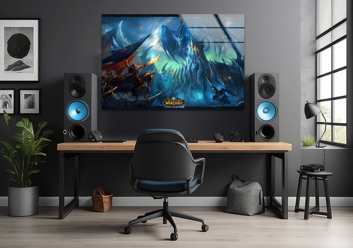 Gamer wall decor featuring unique and detailed video game art to enhance any gaming setup
