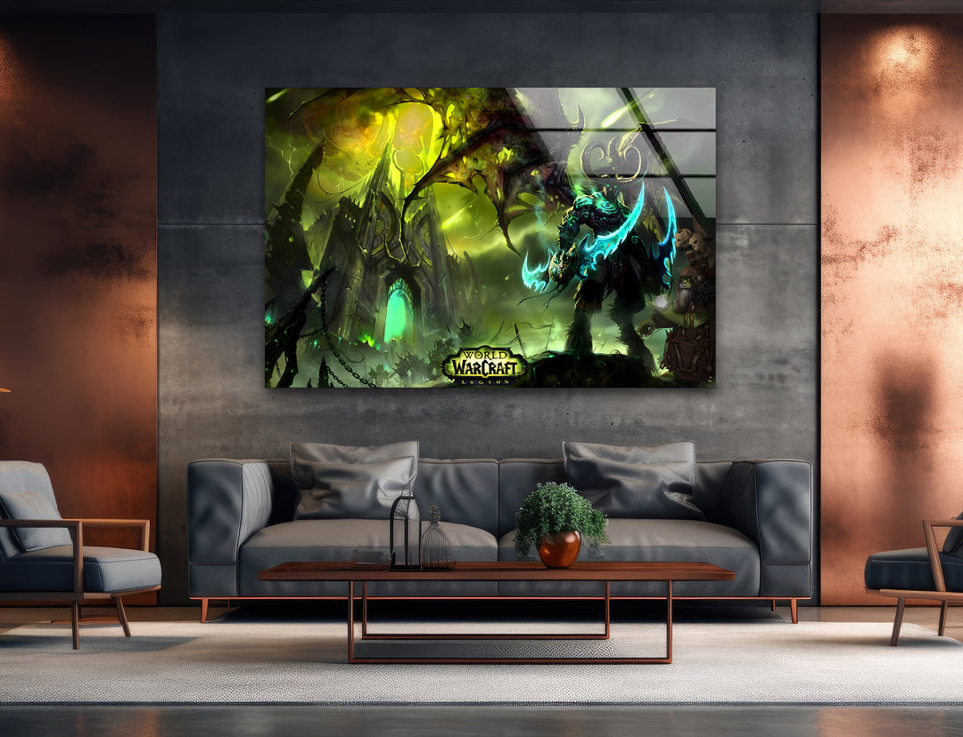 Gaming decor that combines bold colors and intricate artwork to celebrate gamer culture
