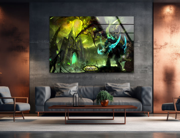 Gaming decor that combines bold colors and intricate artwork to celebrate gamer culture
