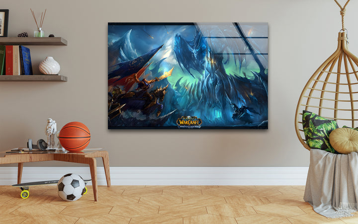 Eye-catching gamer wall decor showcasing intricate gaming art and stunning video game landscapes

