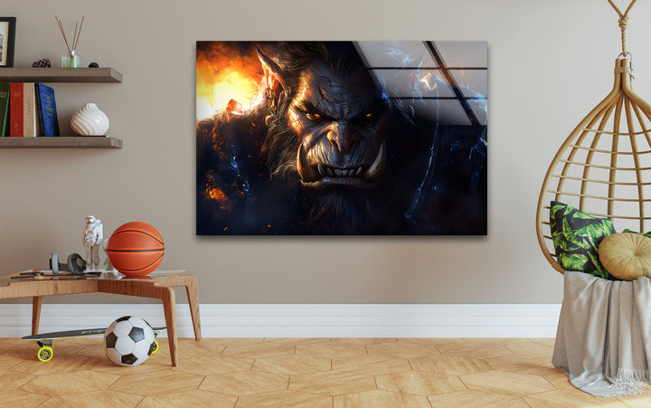 Gaming decor that brings the excitement of video games to life with bold and colorful prints
