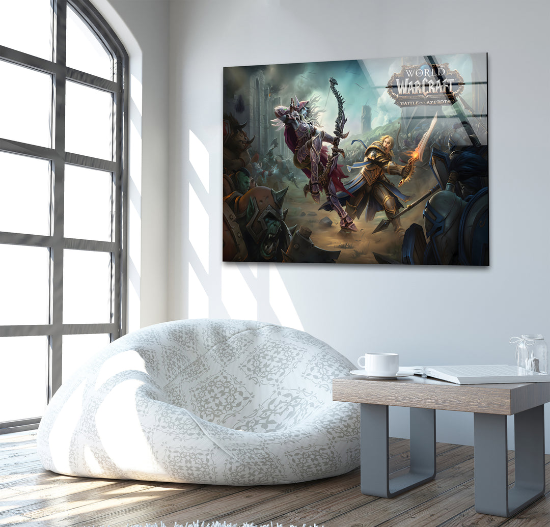 Bold and imaginative video game art perfect for creating a personalized and exciting gaming decor theme
