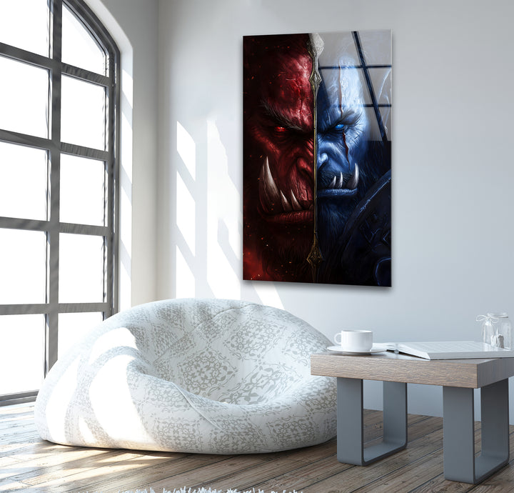 Gaming decor that brings the excitement of video games to life with bold and colorful prints
