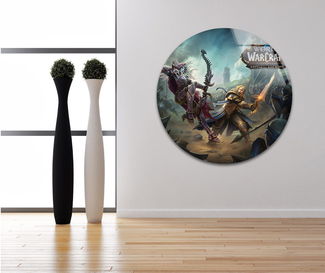 Eye-catching gamer wall decor showcasing intricate gaming art and stunning video game landscapes
