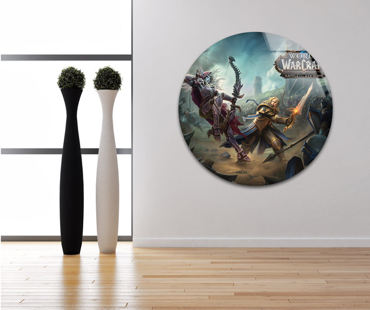 Eye-catching gamer wall decor showcasing intricate gaming art and stunning video game landscapes
