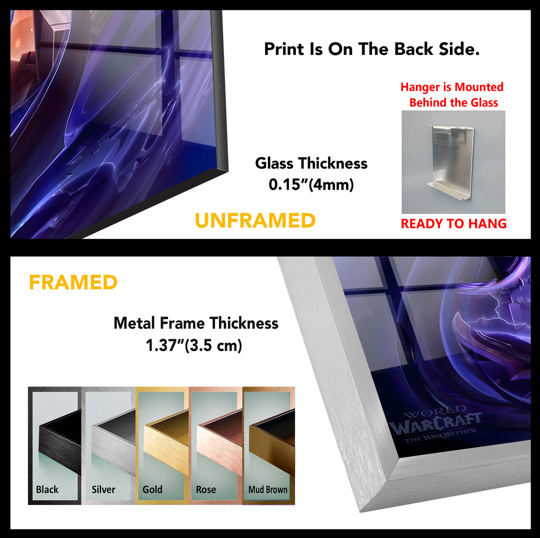 Wow The War Within Glass Wall Art