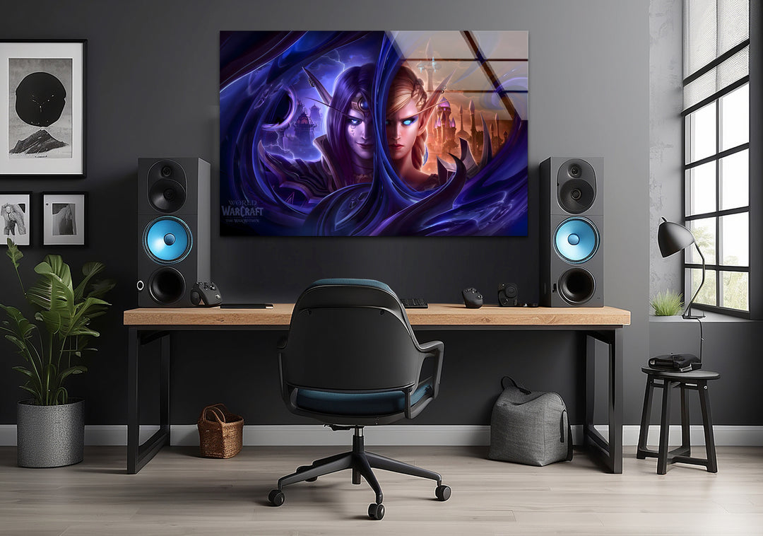 Gamer wall decor featuring iconic characters and immersive worlds from beloved video game franchises
