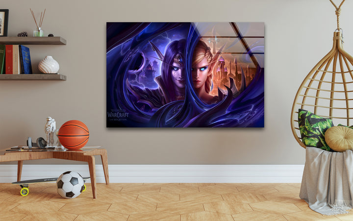 Gaming decor that combines bold colors and intricate artwork to celebrate gamer culture
