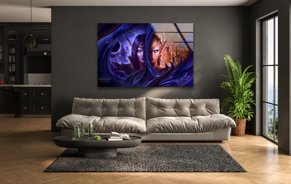 Bold and imaginative video game art perfect for creating a personalized and exciting gaming decor theme
