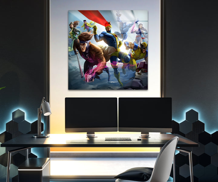 X-Men Glass Wall Art glass pictures for Wall, glass prints wall art