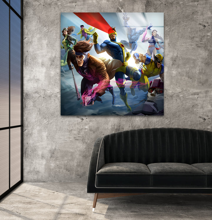 X-Men Glass Wall Art Glass Printing Wall Art, Print photos on glass
