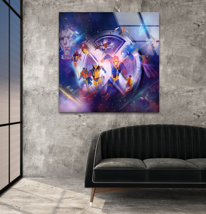 Superheroes wall art showcasing creative and detailed illustrations of heroic adventures
