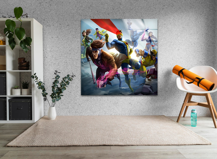 X-Men Glass Wall Art glass image printing, glass prints from photos