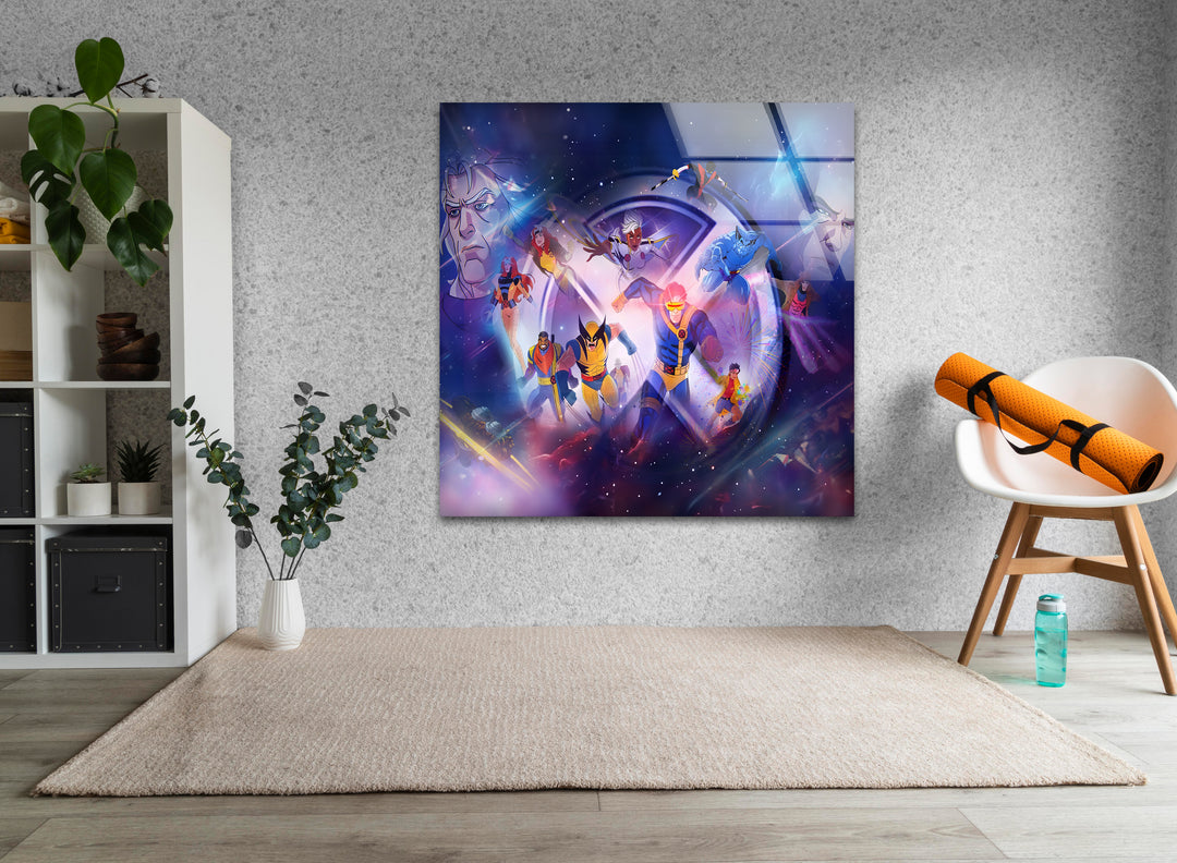 Striking superheroes art perfect for fans, blending iconic imagery with artistic flair